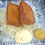 厚切りハムカツ