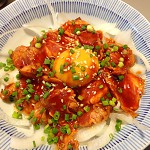 馬肉の塩胡麻ユッケ